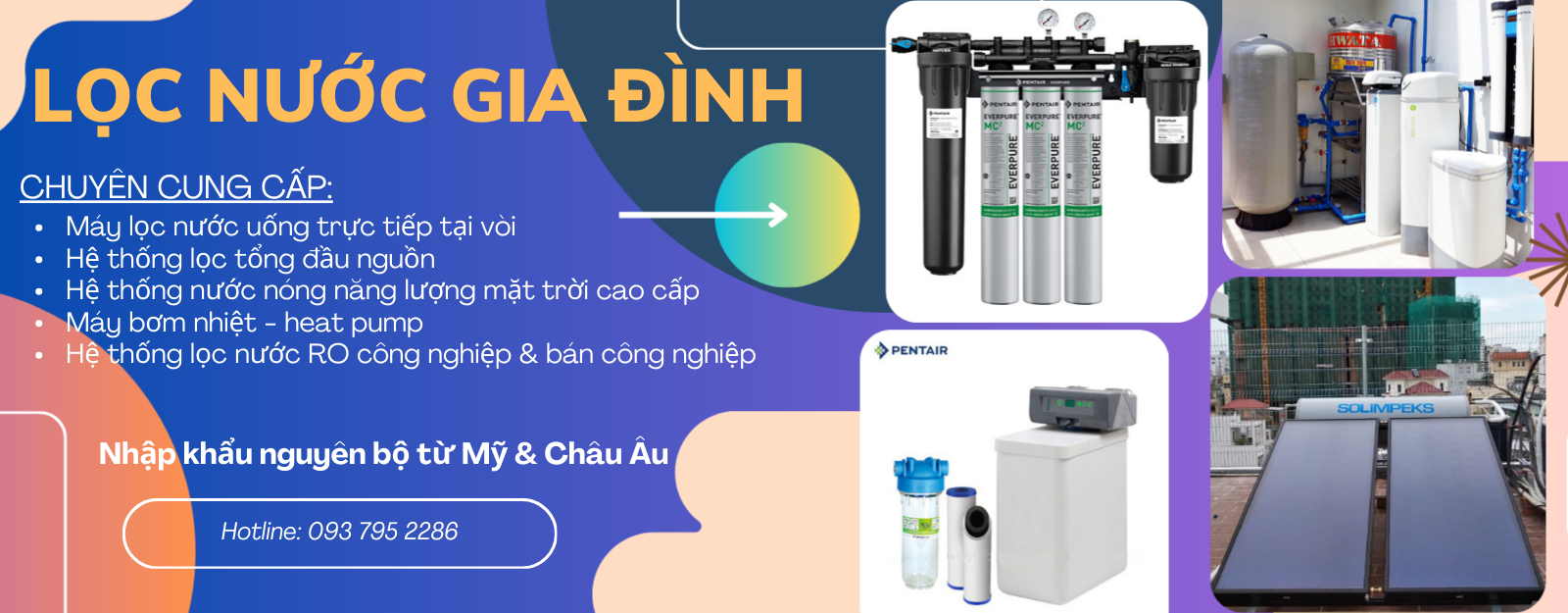 Lọc Nước Gia Đình Nhập Khẩu Chính Hãng