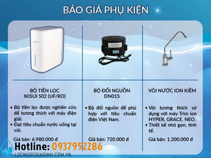 Cấu Tạo Máy Lọc Nước Ion Kiềm Điện Giải