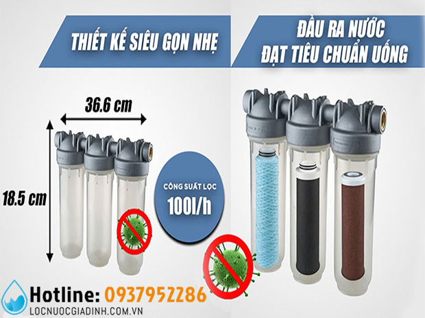 Máy lọc nước cho căn hộ chung cư