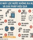 13 NGUYÊN NHÂN MÁY LỌC NƯỚC KHÔNG RA NƯỚC